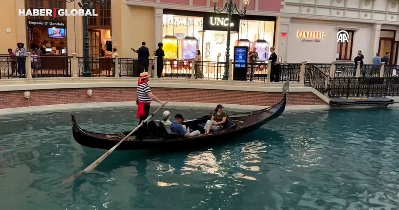 Turistler Venetian Resort’ta Venedik keyfi yaşıyor