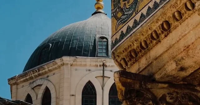 Tarihi Emevi Camii görenleri heybetiyle etkiledi VİDEO İZLE