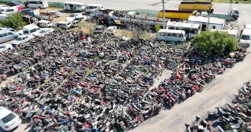 2 ayda 3 bin motosiklet trafikten men edildi
