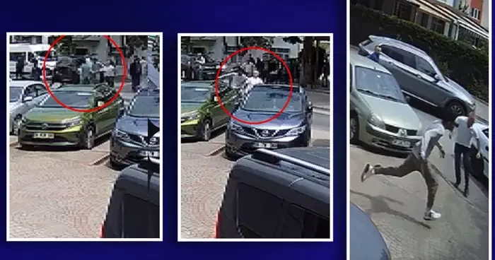 Muhtarın Camide minibüsünü yıkama uyarısı kanlı bitti! O anların görüntüleri ortaya çıktı