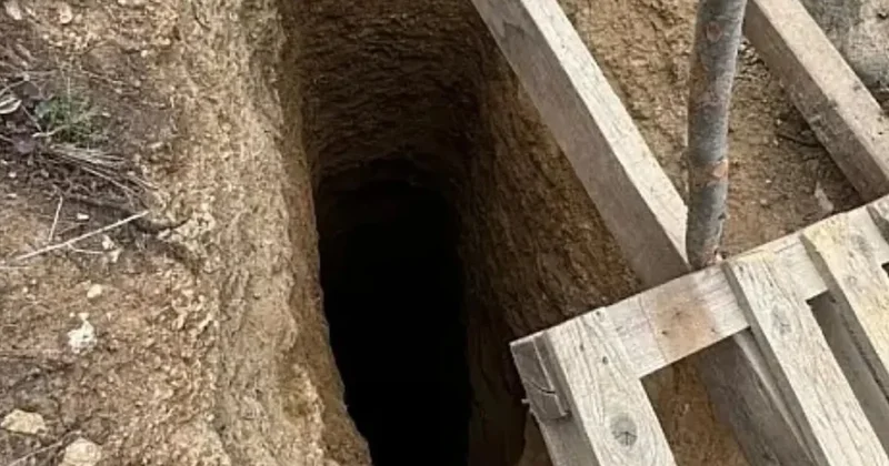 20 metrelik tünel kazarken jandarmaya yakalandılar Sözcü Gazetesi