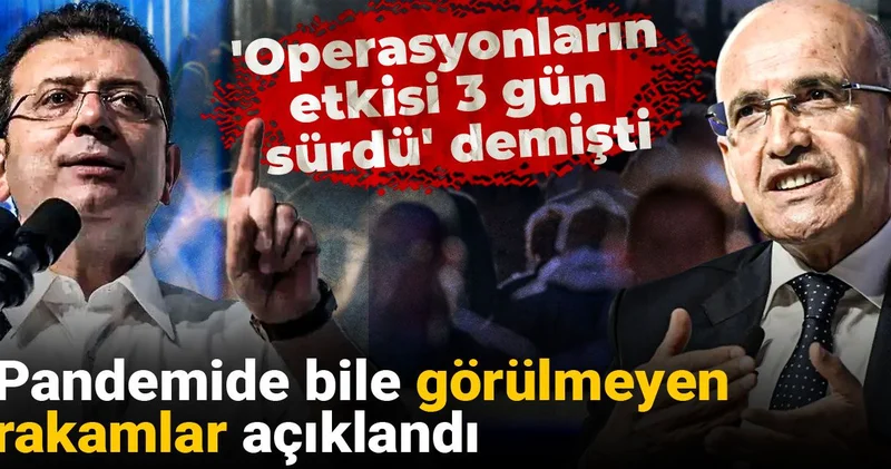 Pandemide bile görülmeyen rakamlar açıklandı: Mehmet Şimşek Operasyonların etkisi 3 gün sürdü demişti