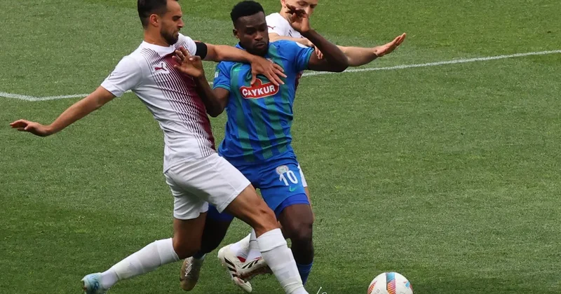 Rize de müthiş sezon finali! Gol atmaya doymadılar