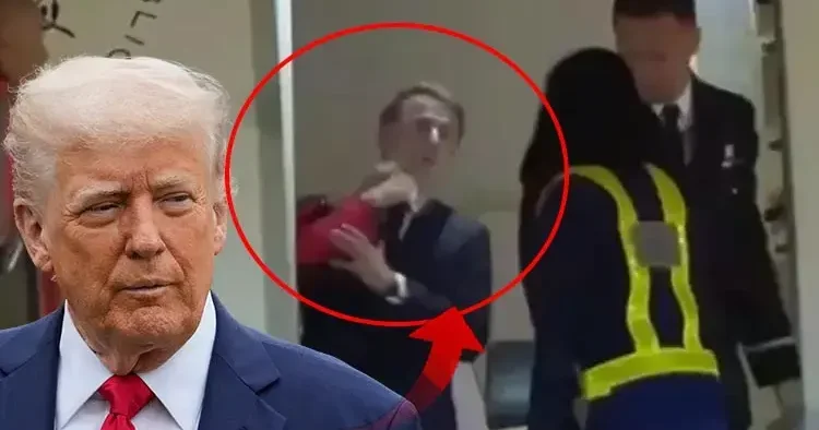 Görüntüleri sosyal medyada gündem olmuştu: Trump tan Macron a evlilik tavsiyesi