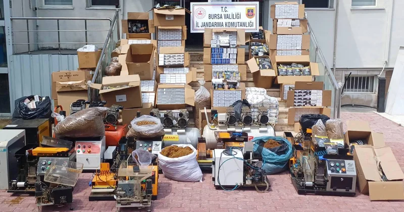 Bursa da kaçakçılık operasyonunda 4 şüpheliye gözaltı