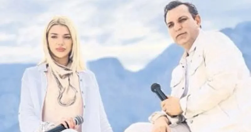 Baba kız düet yaptılar