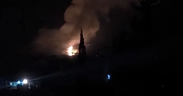 İsrail savaş uçakları Tartus ta askeri üssü bombaladı VİDEO İZLE