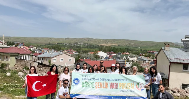 Zara da Köyde Şenlik Var projesi gerçekleştirildi Sivas Haberleri