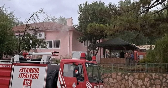 Bartın da, kaymakamın oturduğu lojman yandı Bartın Haberleri