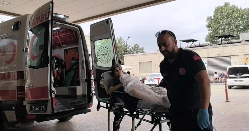 Bursa da üzerine sıcak su dökülen market çalışanı kabusu yaşadı
