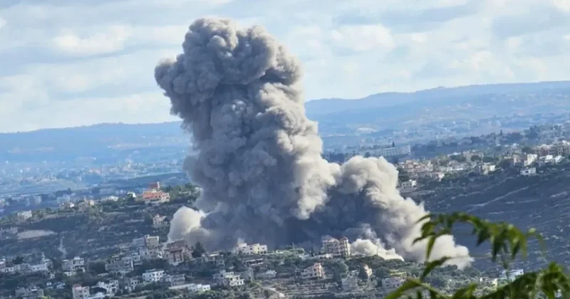 İsrail savaş uçakları Lübnan ı bombaladı