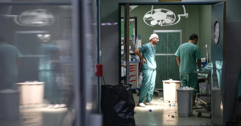 Gazze deki Nasır Hastanesi: Her gün en az 100 yaralı hastaneye getiriliyor