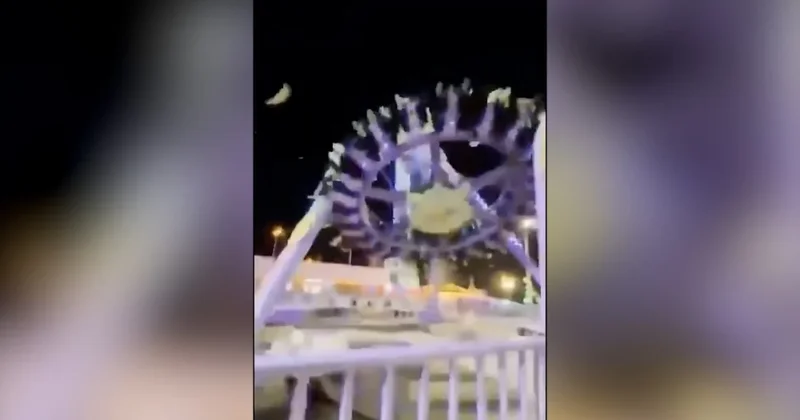 Lunaparkta katliam gibi olay: Devasa oyuncak yere çakıldı Sözcü Gazetesi