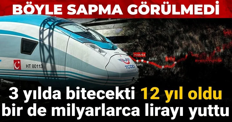 Böyle sapma görülmedi: 3 yılda bitecekti 12 yıl oldu, bir de milyarlarca lirayı yuttu