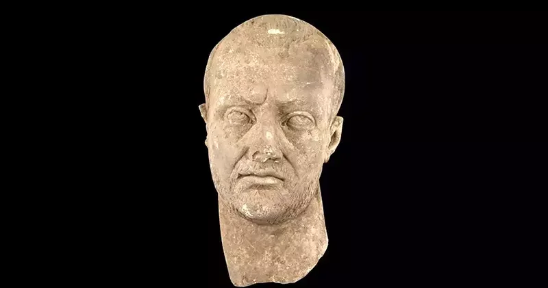 Aspendos kazılarında imparator başı heykeli bulundu