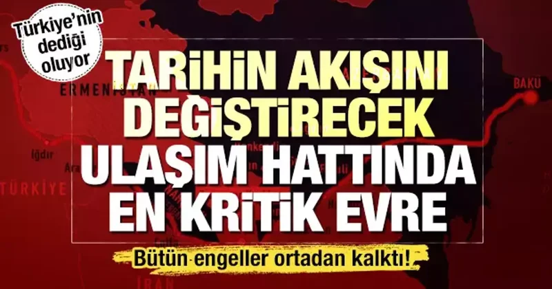 Bütün engeller ortadan kalktı! Tarihin akışını değiştirecek ulaşım hattında son perde