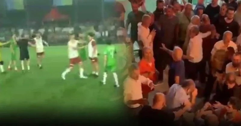 Rize de futbol turnuvasında çıkan arbede jandarma biber gazı sıkınca bitti Sözcü Gazetesi