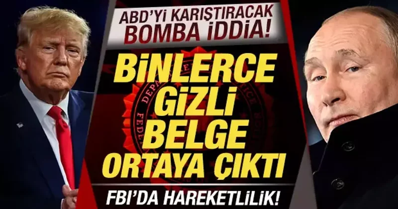 ABD yi karıştıracak bomba iddia! FBI da hareketlilik! Binlerce gizli belge ortaya çıktı