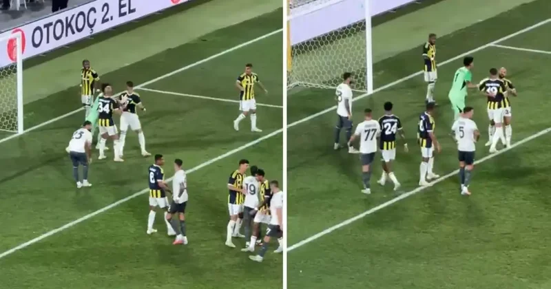 Fenerbahçe nin yıldızları maç içinde birbirine girdi