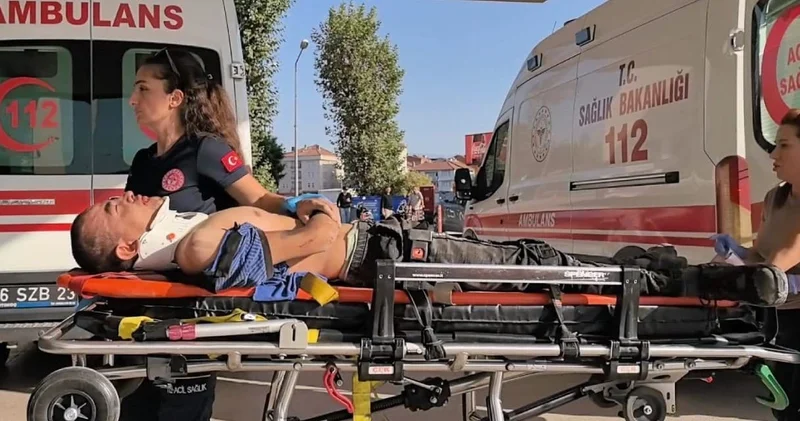 Cam fabrikasında feci kaza: Genç işçi ağır yaralandı