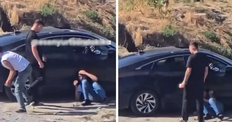 Boş arsaya götürdükleri çocuğu İstanbul un ortasında tekme tokat dövdüler