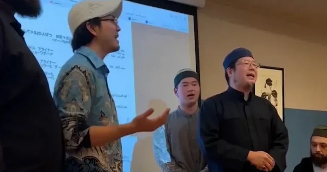 Müslüman Japonlar ‘Ay Doğdu Üzerimize’ ilahisini okudular VİDEO İZLE