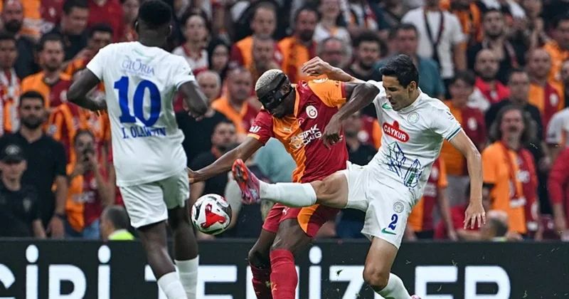 Galatasaray maçı sonrası Rizespor dan hakem kararlarına tepki!