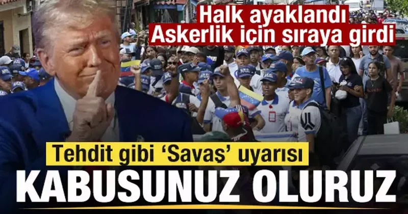 ABD ye tehdit gibi savaş uyarısı! Kabusunuz oluruz! On binler askerlik akın etti