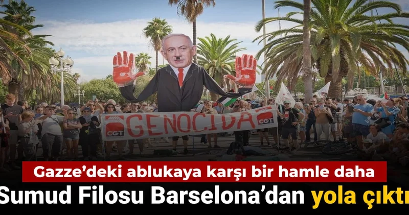 Soykırım ablukasına karşı bir girişim daha: Sumud Filosu Gazze için yola çıktı