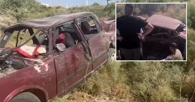 Karapınar’da otomobil yoldan çıktı: 7 yaralı Konya Haberleri