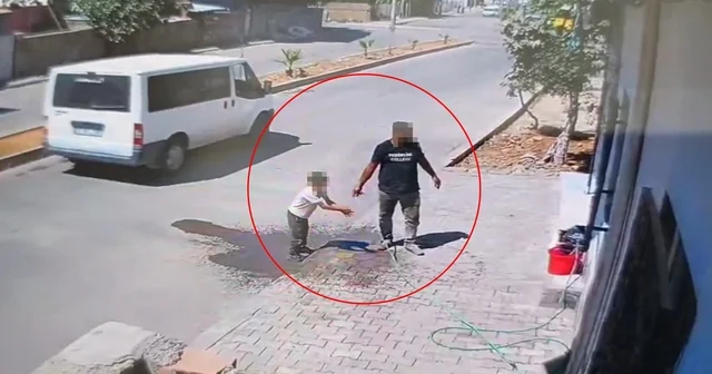 Oğluna hırsızlık yaptırdığı anlar kamerada Mardin Haberleri