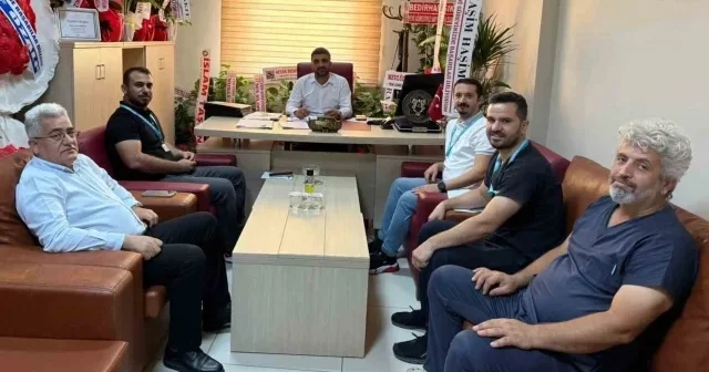 Sağlık Sen heyeti Silopi Devlet Hastanesi Müdürü ile bir araya geldi Sağlık Haberleri