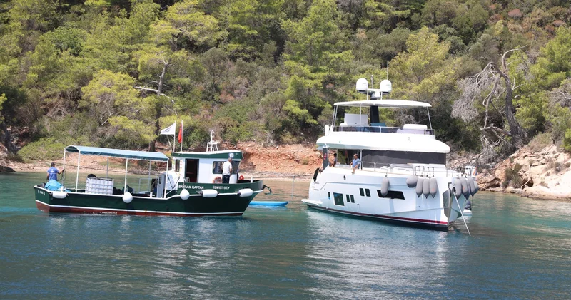 Muğla da teknelerden 27 milyon litrenin üzerinde atık su toplandı