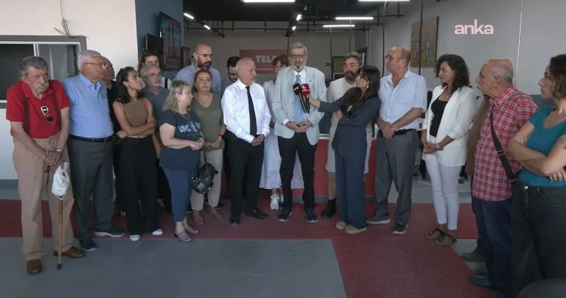 Basın meslek örgütlerinden karartma öncesi TELE1 e destek ziyareti