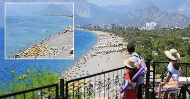 Antalya da ağustos aynının son günü termometreler 33 dereceyi gördü Antalya Haberleri