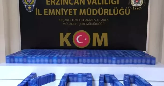 Erzincan da kaçakçılık operasyonu! 2 zanlı yakalandı