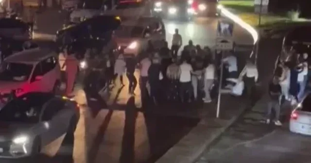 Esenyurt ta düğün çıkışı taraflar birbirine girdi İstanbul Haberleri
