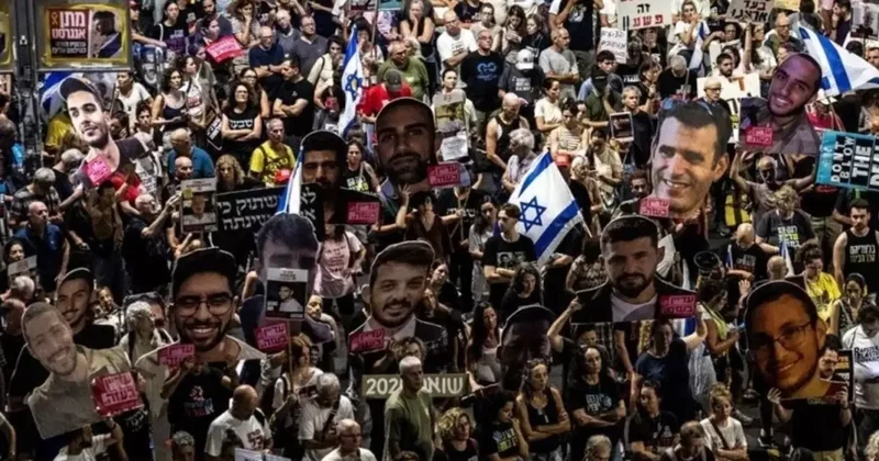 İsrail de Gazze ye İşgale Karşı Protestolar
