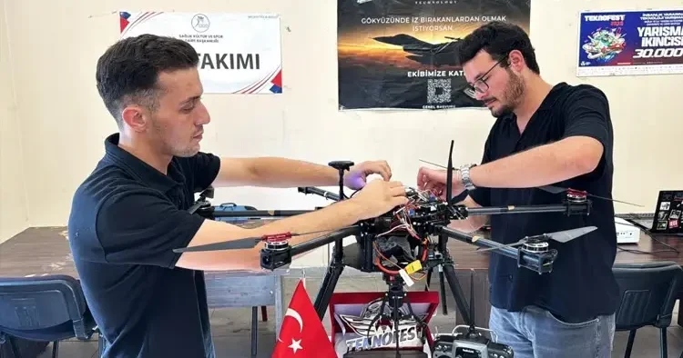 Yerli dron TEKNOFEST finalinde
