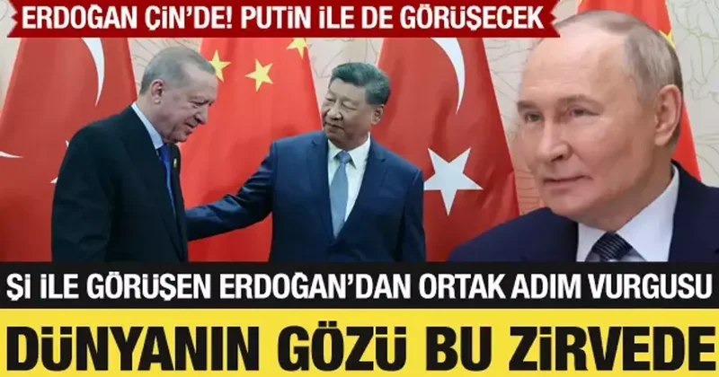 Cumhurbaşkan Erdoğan dan Çin de liderlerle peş peşe görüşmeler
