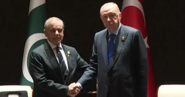 Cumhurbaşkanı Erdoğan Pakistan Başbakanı Şahbaz Şerif i kabul etti VİDEO İZLE