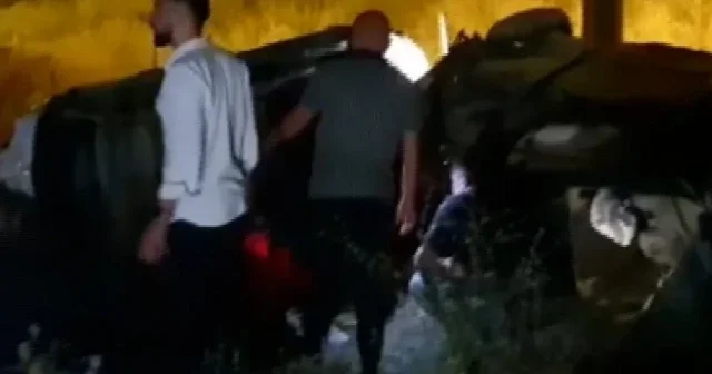 Nevşehir’de iki araç da takla attı VİDEO İZLE